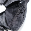 PRADA Body Bag Nylon Black Silver Auth 180598A-22