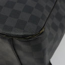 LOUIS VUITTON Damier Graphite Tadao Schoudertas 2-weg N51192 LV Auth 180601-14