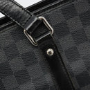 LOUIS VUITTON Damier Graphite Tadao Schoudertas 2-weg N51192 LV Auth 180601-10