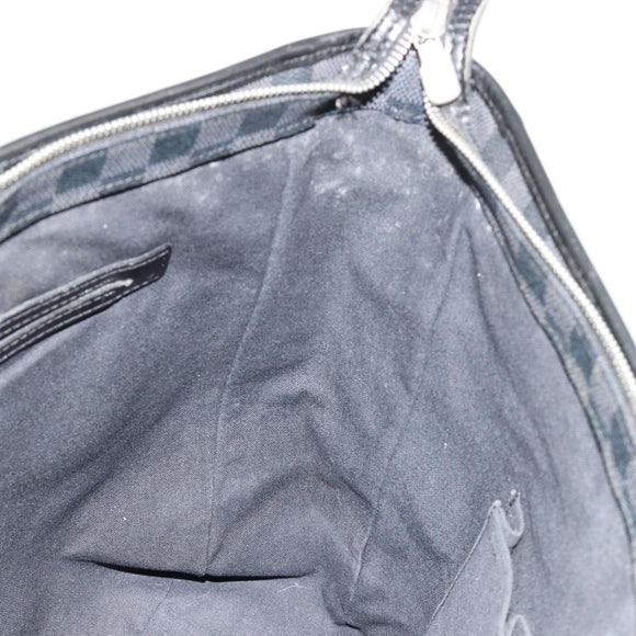 LOUIS VUITTON Damier Graphite Tadao Schoudertas 2-weg N51192 LV Auth 180601