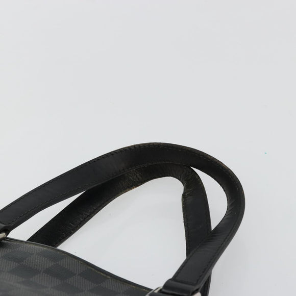 LOUIS VUITTON Damier Graphite Tadao Schoudertas 2-weg N51192 LV Auth 180601