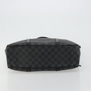LOUIS VUITTON Damier Graphite Tadao Schoudertas 2-weg N51192 LV Auth 180601-5