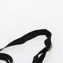 PRADA Canapa MM Handtasche Canvas 2-Wege Schwarz Gold Authentisch 180606-15