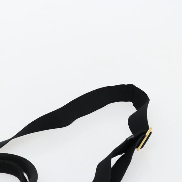 PRADA Canapa MM Handtasche Canvas 2-Wege Schwarz Gold Authentisch 180606