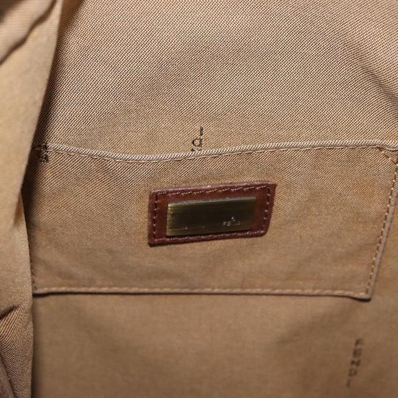 FENDI Zucca Canvas Umhängetasche Schwarz Braun Original 180611