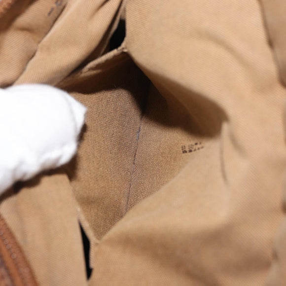 FENDI Zucca Canvas Umhängetasche Schwarz Braun Original 180611