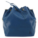 LOUIS VUITTON Epi Petit Noe Shoulder Bag Blue M44105 LV Auth 180613A-13