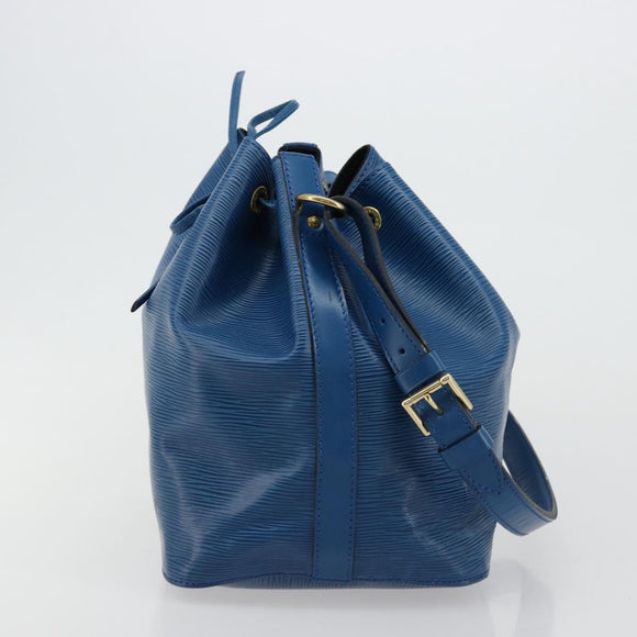 LOUIS VUITTON Epi Petit Noe Shoulder Bag Blue M44105 LV Auth 180613A