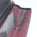 CHANEL Matelasse Chain Shoulder Bag Lamb Skin Black Gold CC Auth 180617-17