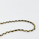 CHANEL Matelasse Chain Shoulder Bag Lamb Skin Black Gold CC Auth 180617-8