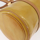 LOUIS VUITTON Monogram Vernis Bedford Hand Bag Beige M91006 LV Auth 180618-16