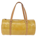 LOUIS VUITTON Monogram Vernis Bedford Hand Bag Beige M91006 LV Auth 180618-13