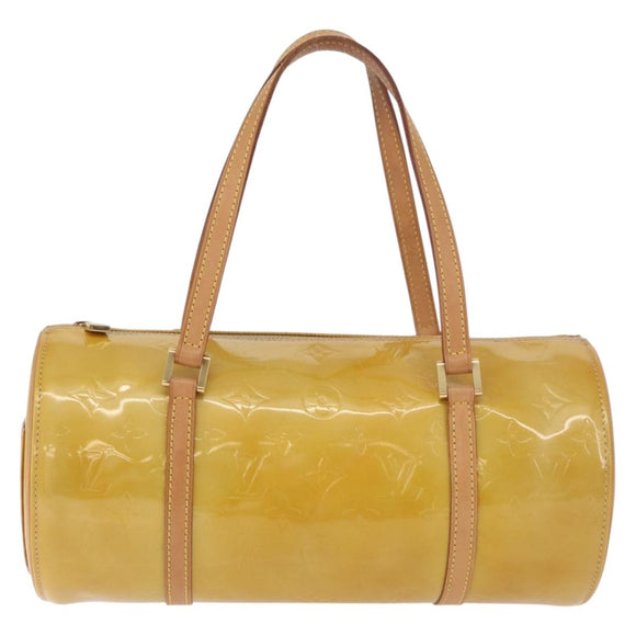 LOUIS VUITTON Monogram Vernis Bedford Hand Bag Beige M91006 LV Auth 180618