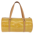 LOUIS VUITTON Monogram Vernis Bedford Hand Bag Beige M91006 LV Auth 180618-2