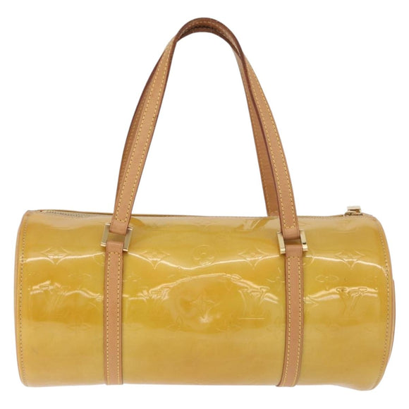LOUIS VUITTON Monogram Vernis Bedford Hand Bag Beige M91006 LV Auth 180618