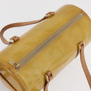 LOUIS VUITTON Monogram Vernis Bedford Hand Bag Beige M91006 LV Auth 180618-6