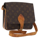 LOUIS VUITTON Monogram Cartouchiere MM Shoulder Bag M51253 LV Auth 180619-1