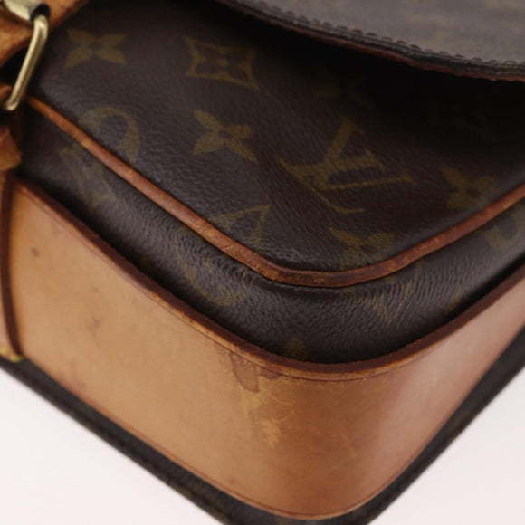 LOUIS VUITTON Monogram Cartouchiere MM Shoulder Bag M51253 LV Auth 180619