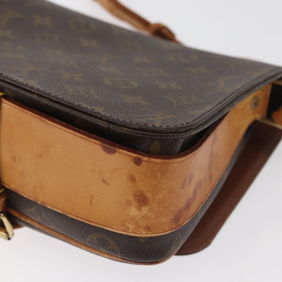 LOUIS VUITTON Monogram Cartouchiere MM Shoulder Bag M51253 LV Auth 180619