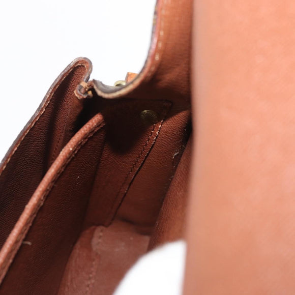 LOUIS VUITTON Monogram Cartouchiere MM Shoulder Bag M51253 LV Auth 180619
