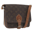 LOUIS VUITTON Monogram Cartouchiere MM Shoulder Bag M51253 LV Auth 180623-1
