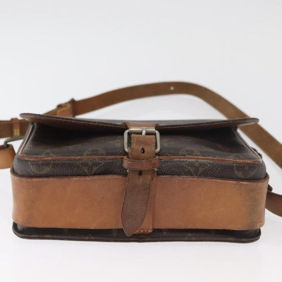 LOUIS VUITTON Monogram Cartouchiere MM Shoulder Bag M51253 LV Auth 180623