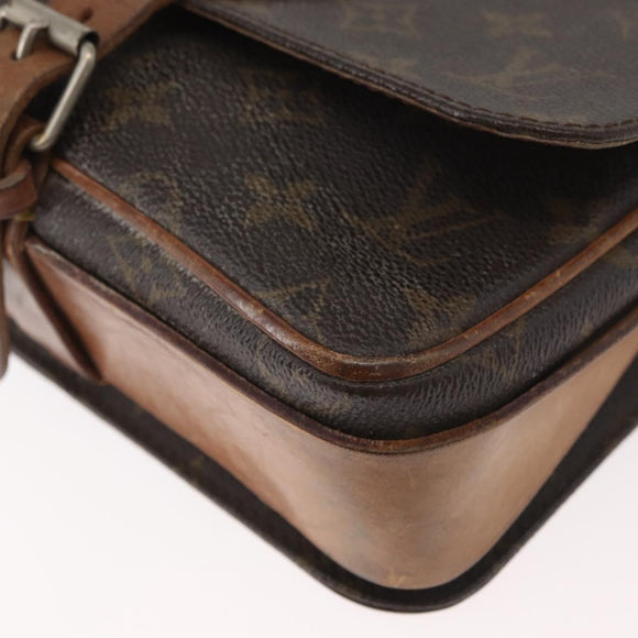 LOUIS VUITTON Monogram Cartouchiere MM Shoulder Bag M51253 LV Auth 180623