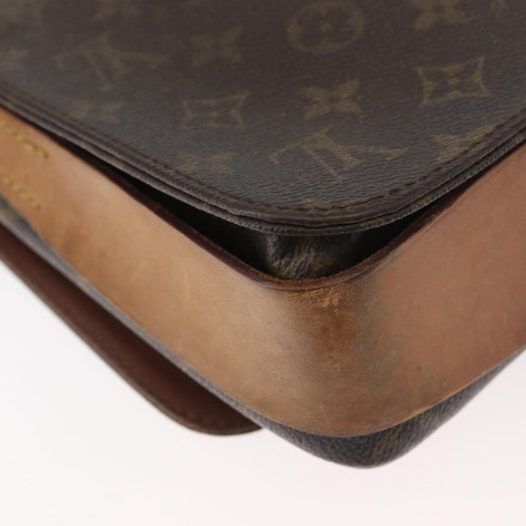 LOUIS VUITTON Monogram Cartouchiere MM Shoulder Bag M51253 LV Auth 180623