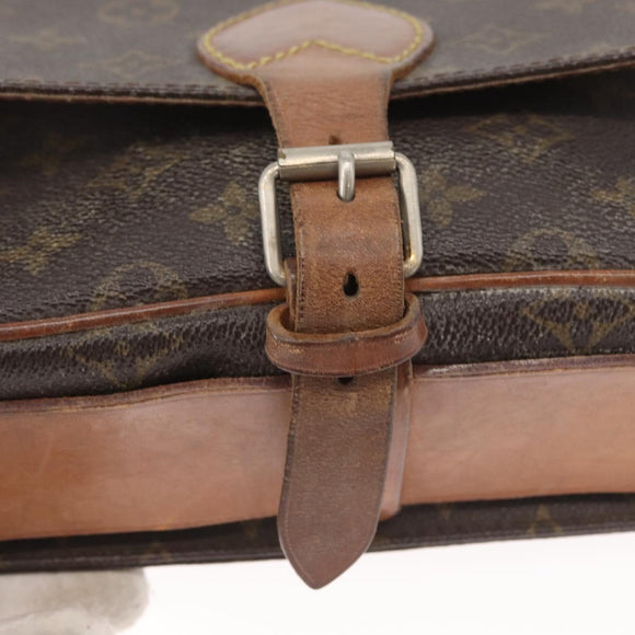 LOUIS VUITTON Monogram Cartouchiere MM Shoulder Bag M51253 LV Auth 180623