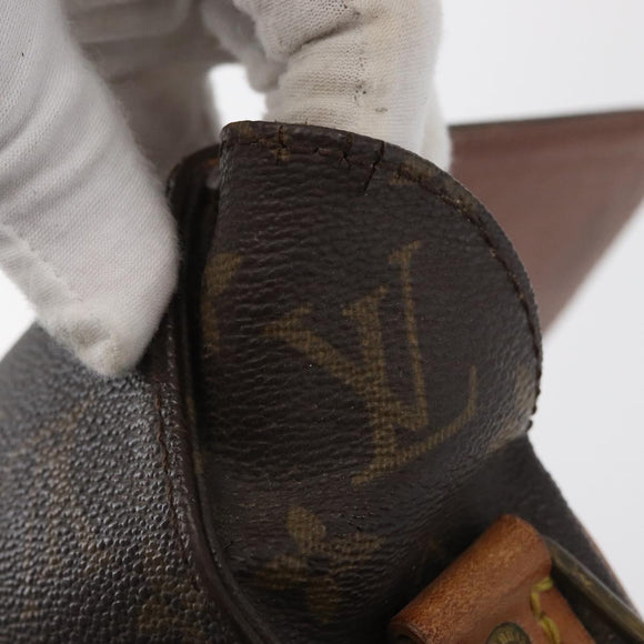 LOUIS VUITTON Monogram Cartouchiere MM Shoulder Bag M51253 LV Auth 180623