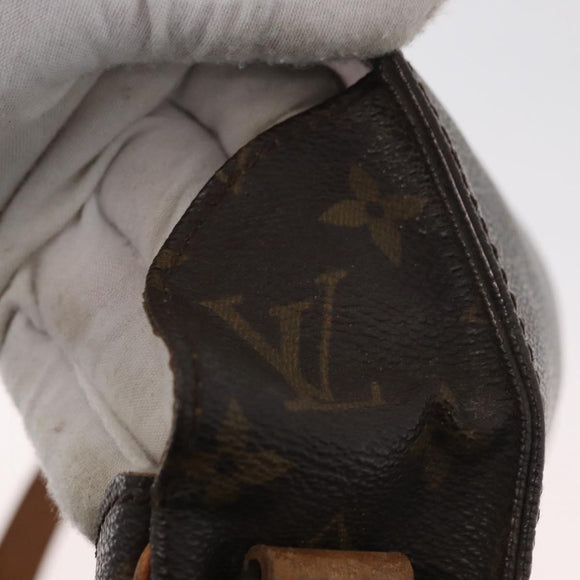 LOUIS VUITTON Monogram Cartouchiere MM Shoulder Bag M51253 LV Auth 180623