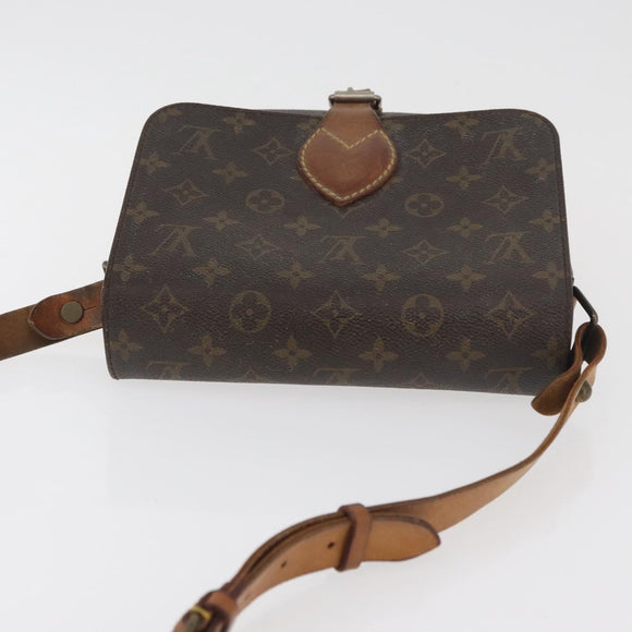 LOUIS VUITTON Monogram Cartouchiere MM Shoulder Bag M51253 LV Auth 180623