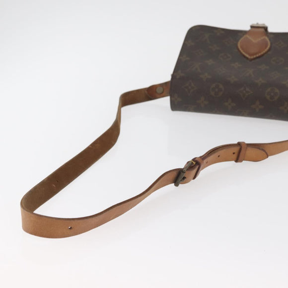 LOUIS VUITTON Monogram Cartouchiere MM Shoulder Bag M51253 LV Auth 180623