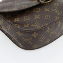 LOUIS VUITTON Monogram Saint Cloud GM Schoudertas M51242 LV Auth 180625-15