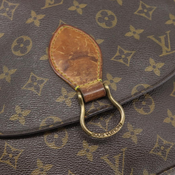 LOUIS VUITTON Monogram Saint Cloud GM Schoudertas M51242 LV Auth 180625