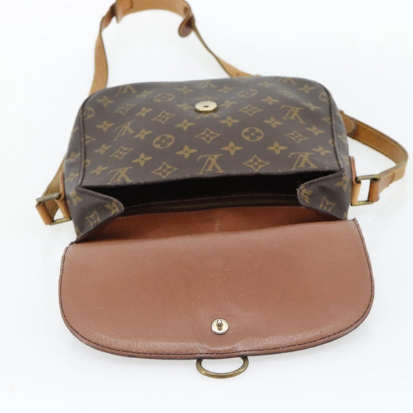 LOUIS VUITTON Monogram Saint Cloud GM Schoudertas M51242 LV Auth 180625