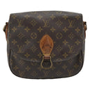 LOUIS VUITTON Monogram Saint Cloud GM Schoudertas M51242 LV Auth 180625-13
