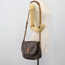 LOUIS VUITTON Monogram Saint Cloud GM Schoudertas M51242 LV Auth 180625-26