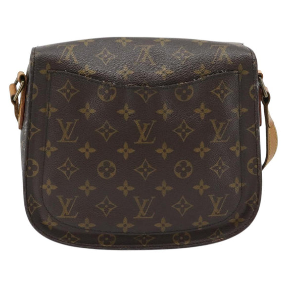 LOUIS VUITTON Monogram Saint Cloud GM Schoudertas M51242 LV Auth 180625