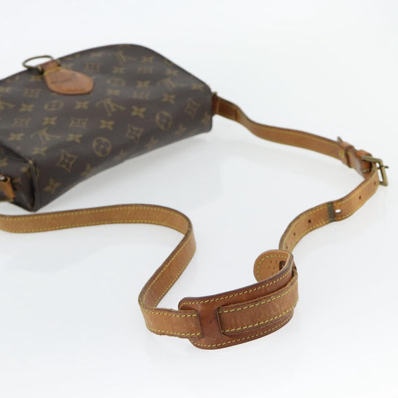 LOUIS VUITTON Monogram Saint Cloud GM Schoudertas M51242 LV Auth 180625