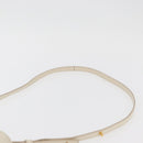 CELINE Tote Bag Leather 2way Ivory Gold Auth 180628-15
