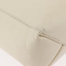 CELINE Tote Bag Leather 2way Ivory Gold Auth 180628-9