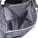 CHANEL New Travel Line Tote Bag Nylon Black Silver CC Auth 180630A-23