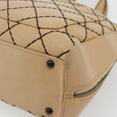 CHANEL Wild Stitch Tote Tas Leer Beige CC Auth 180632-16