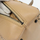 CHANEL Wild Stitch Tote Tas Leer Beige CC Auth 180632-10