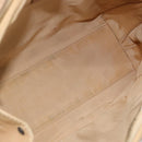 CHANEL Wild Stitch Tote Tas Leer Beige CC Auth 180632-11