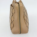 CHANEL Wild Stitch Tote Tas Leer Beige CC Auth 180632-3