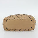CHANEL Wild Stitch Tote Tas Leer Beige CC Auth 180632-5