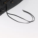 BALENCIAGA The First Hand Bag Leather 2way Black 103208 Auth 180633SAM-16