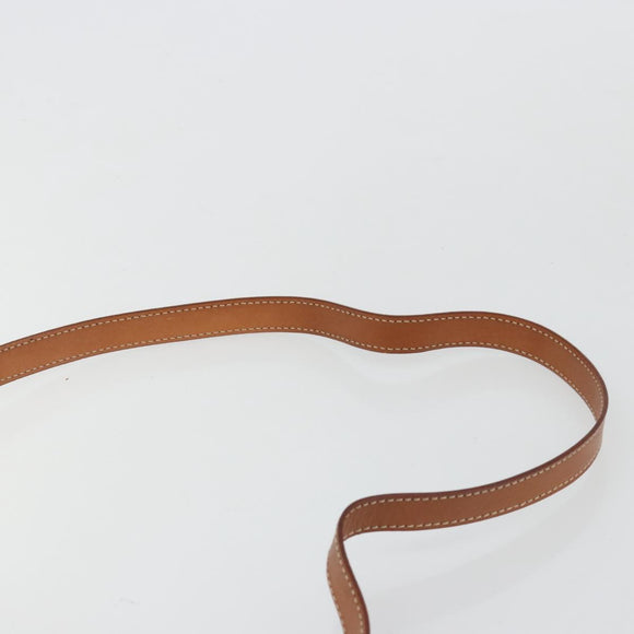 CELINE Macadam Canvas Hand Bag PVC Leather 2way Brown Gold Auth 180638A